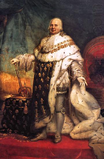 Portrait of Louis XVIII of France, Pierre-Narcisse Guerin